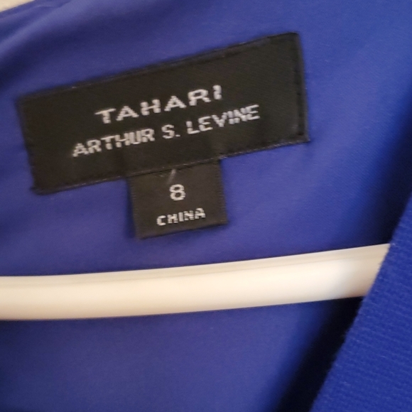 Tahari royal blue dress. - Picture 4 of 7